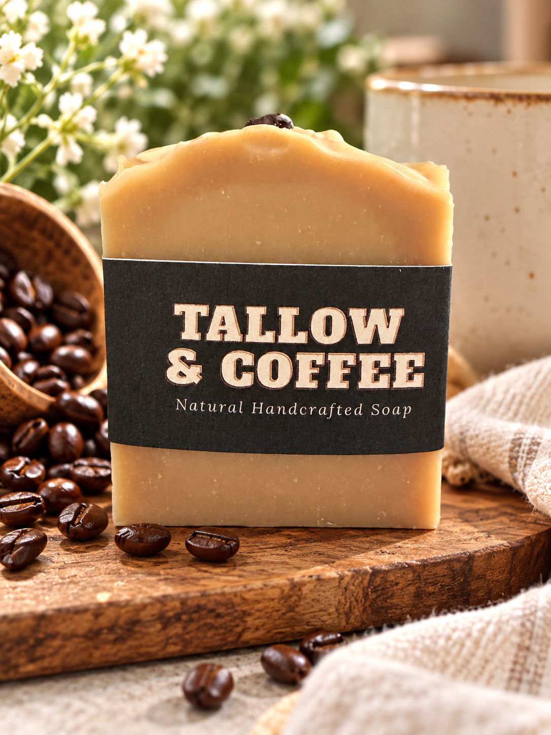 Tallow & Coffee Handcrafted Soap
