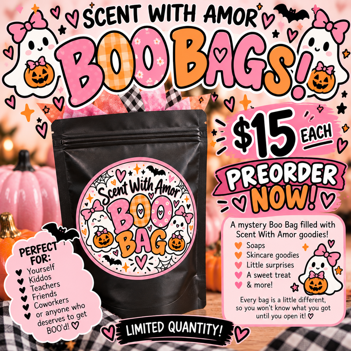 Scent With Amor Boo Bag